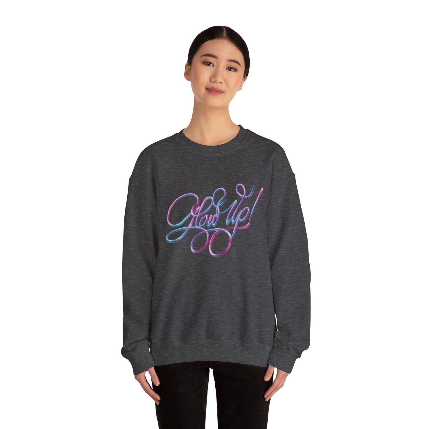 Glow Up ! Unisex Heavy Blend™ Crewneck Sweatshirt