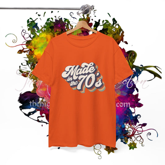 MADE IN THE 70s Unisex Heavy Cotton Tee