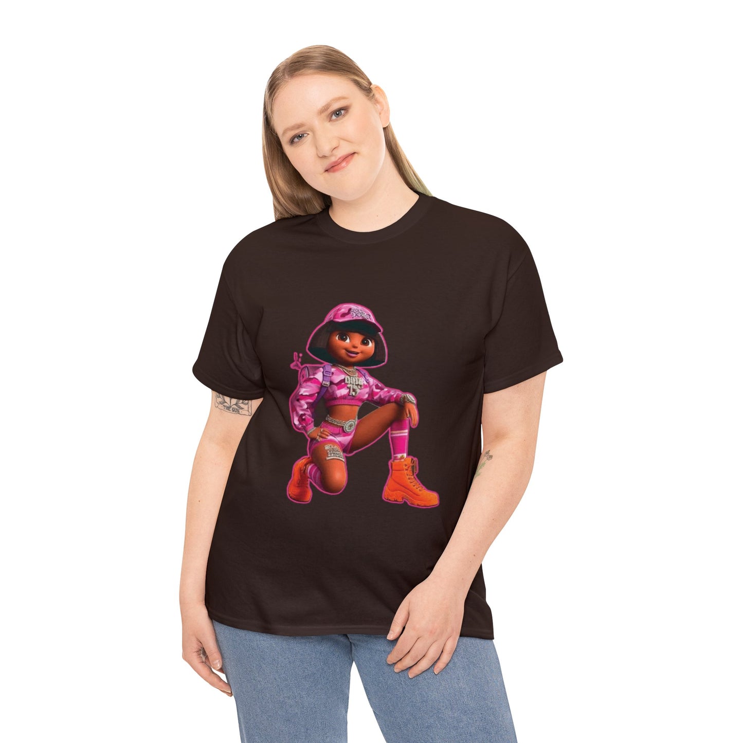 DORA MINAJ Unisex Heavy Cotton Tee