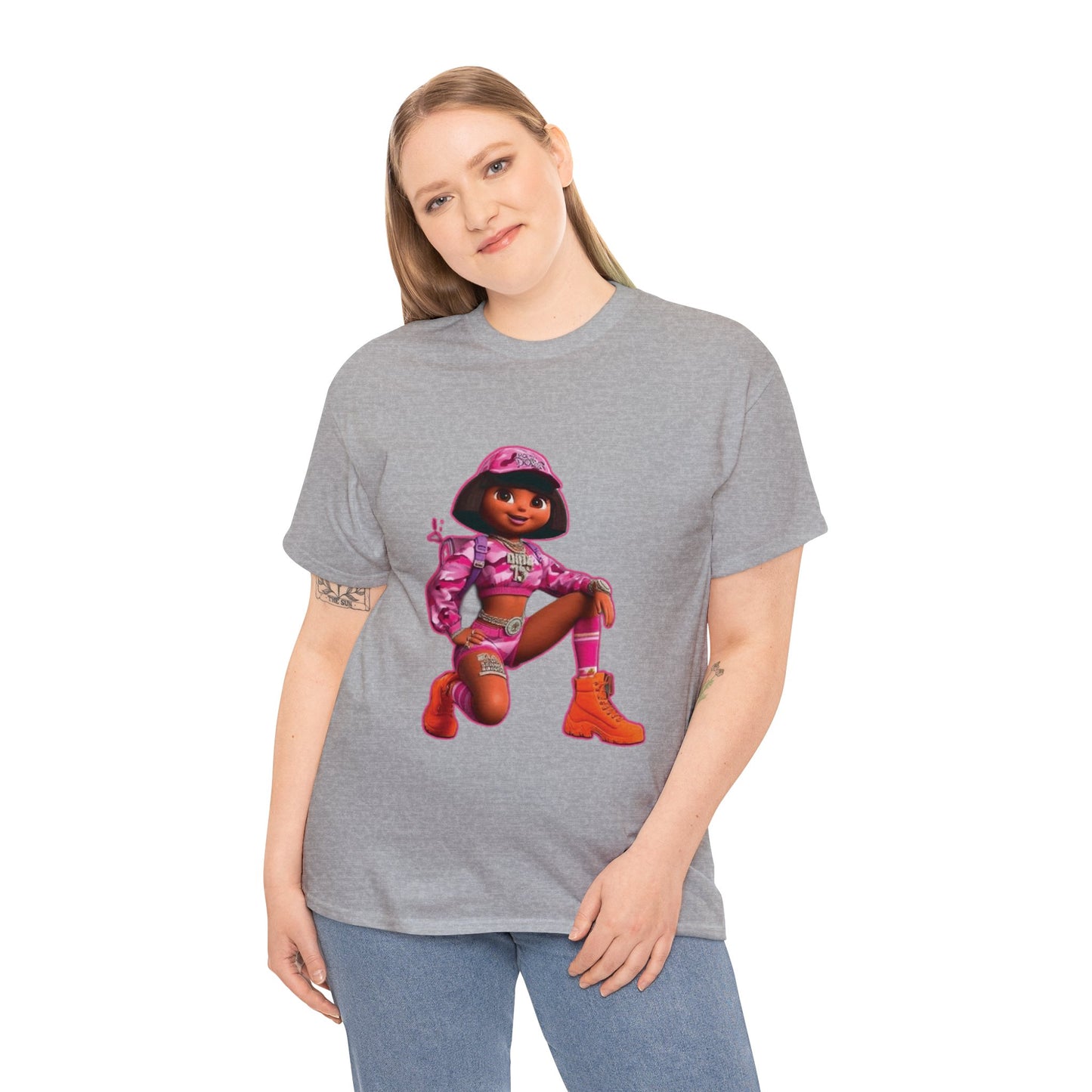 DORA MINAJ Unisex Heavy Cotton Tee