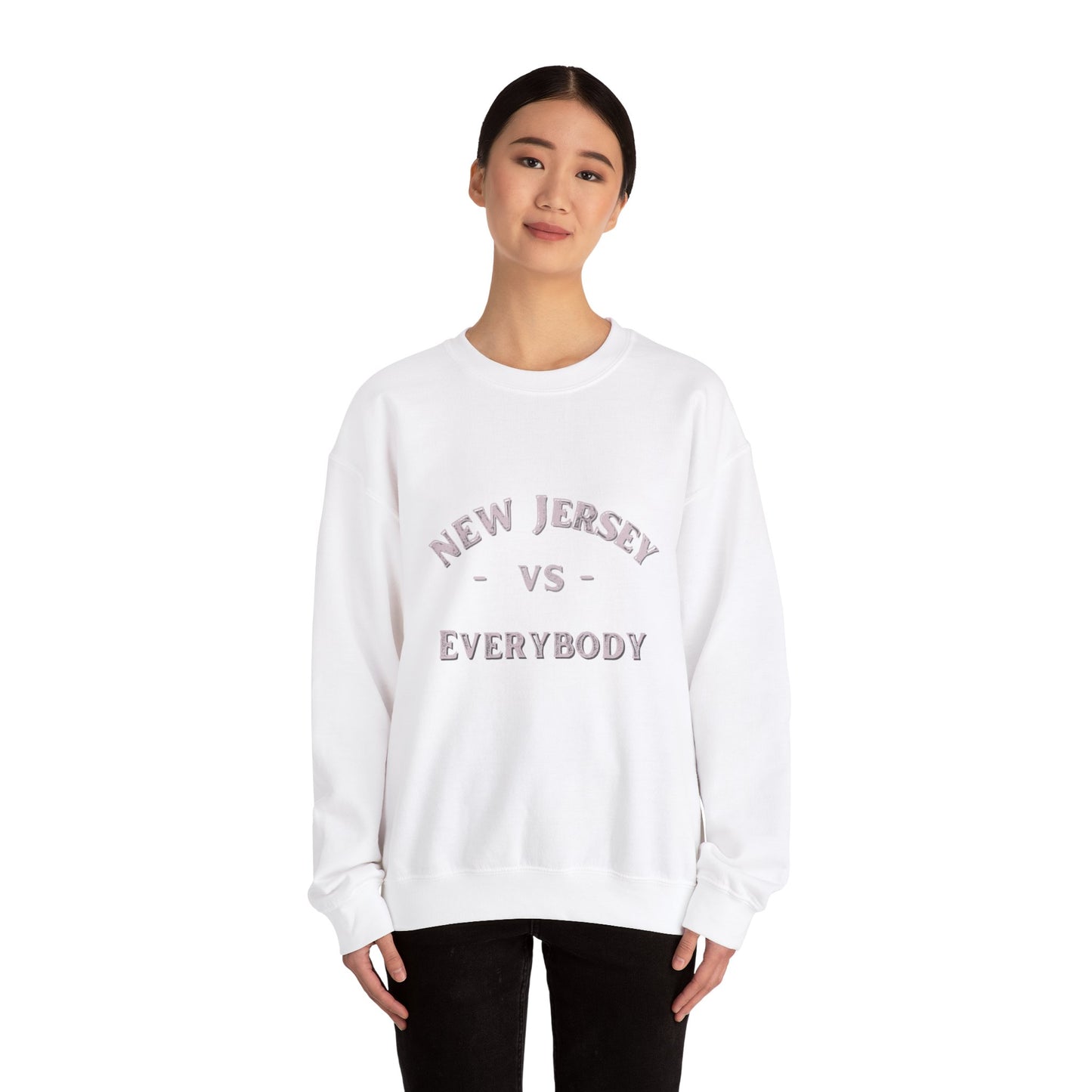 New Jersey vs Everybody  Unisex Heavy Blend™ Crewneck Sweatshirt