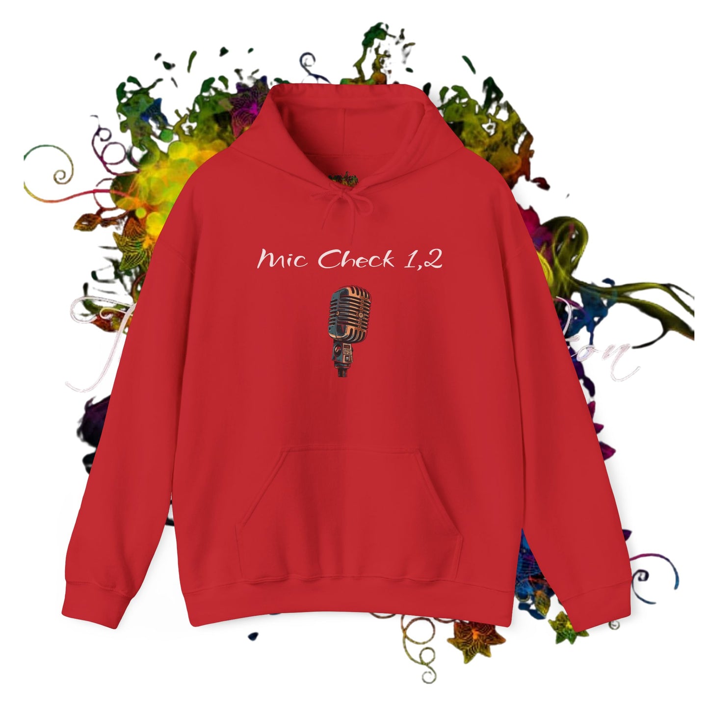 Mic Check Unisex Heavy Blend™ Hooded Sweatshirt