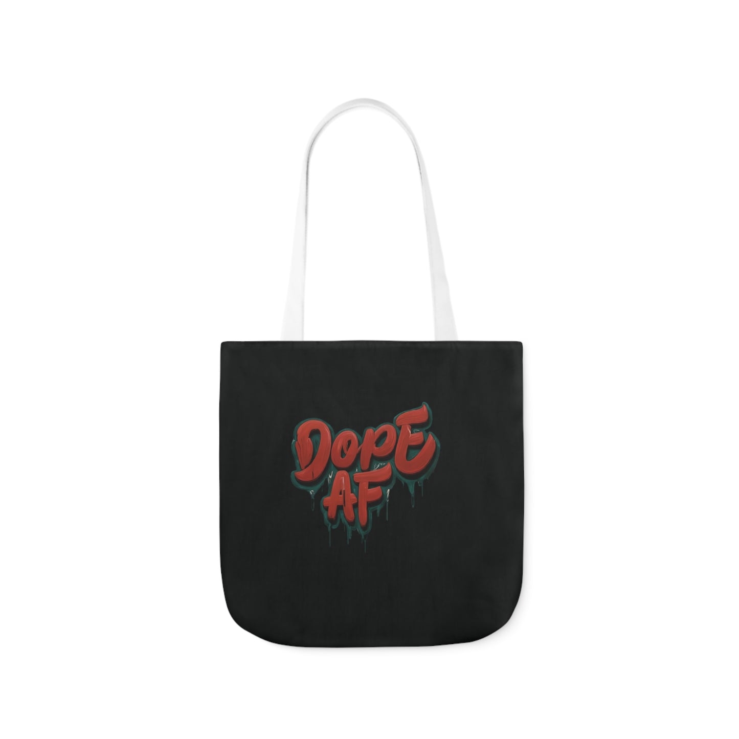 DOPE AF Canvas Tote Bag, 2-Color Straps