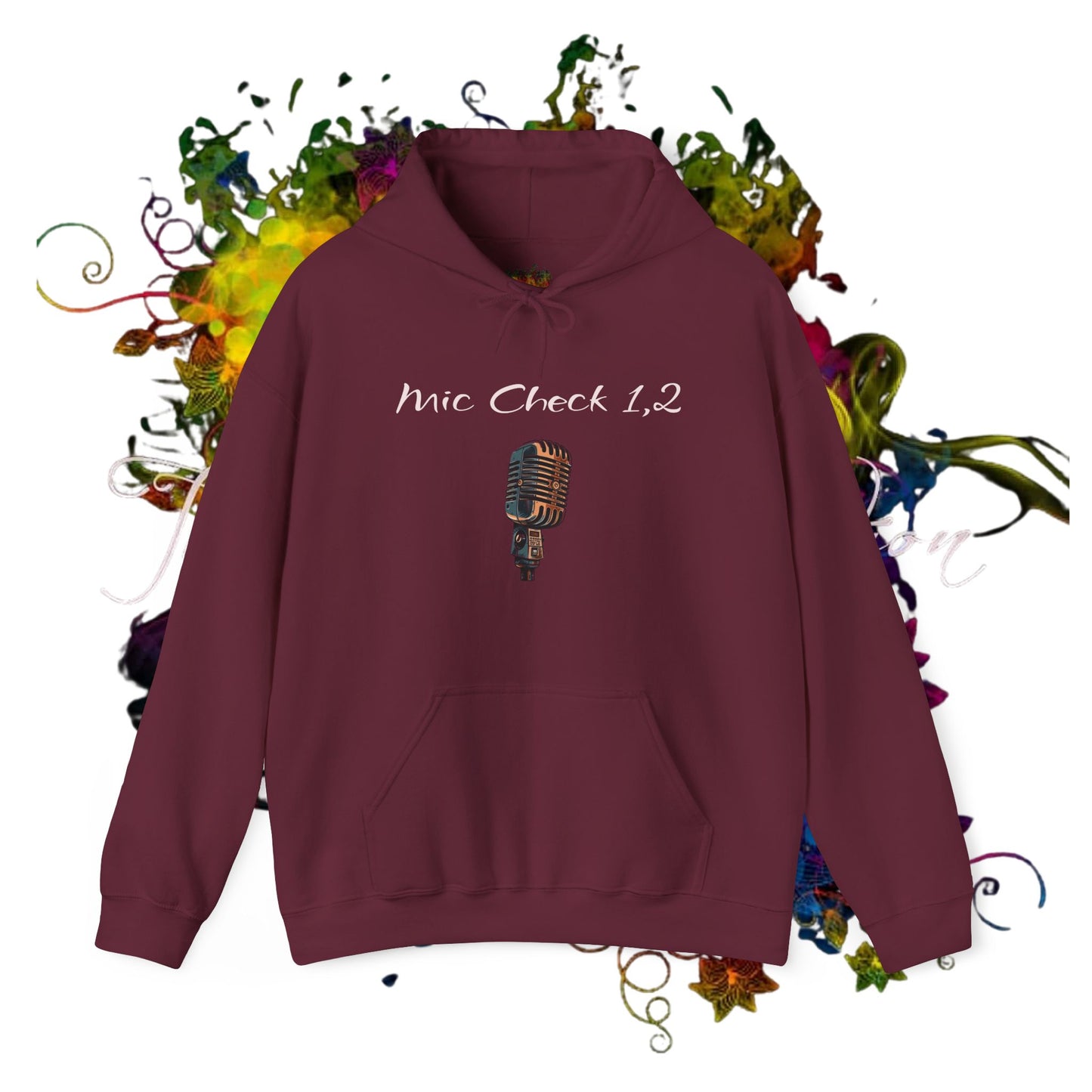 Mic Check Unisex Heavy Blend™ Hooded Sweatshirt