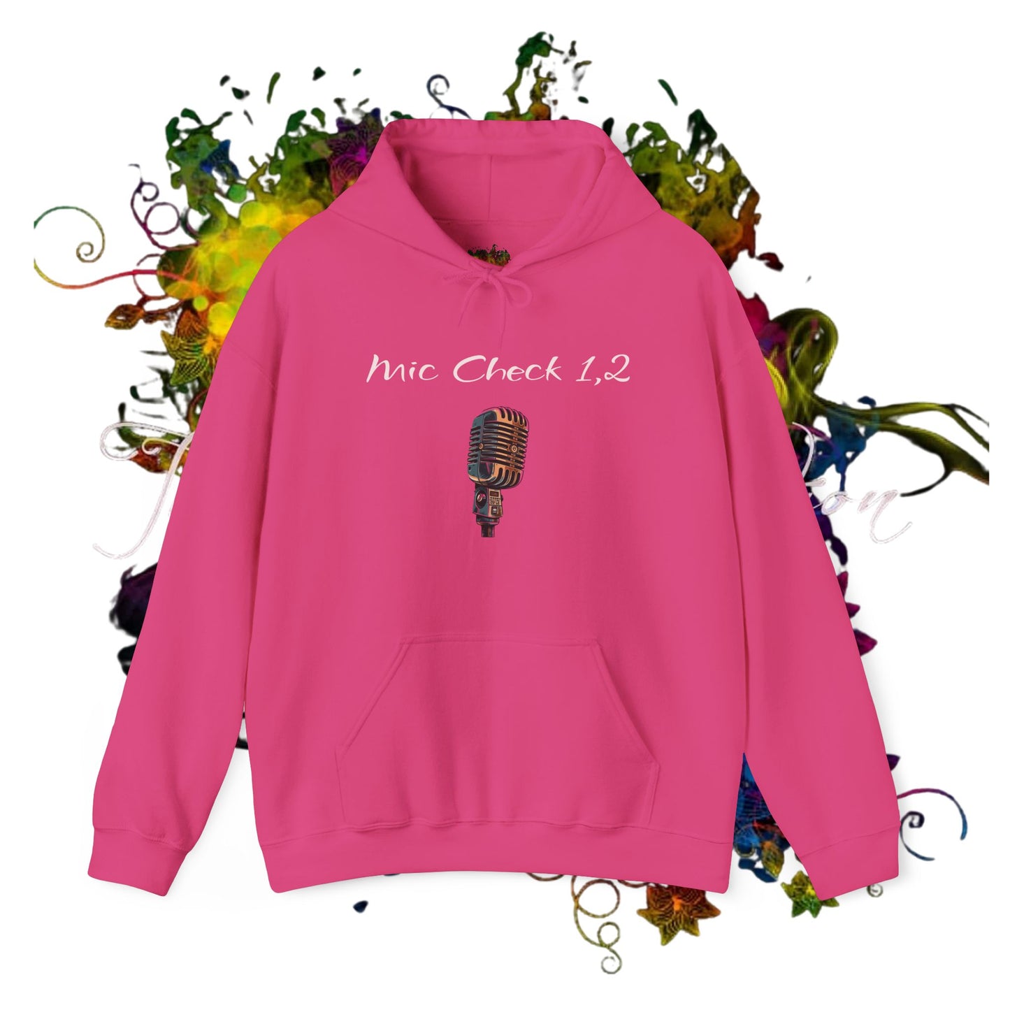 Mic Check Unisex Heavy Blend™ Hooded Sweatshirt