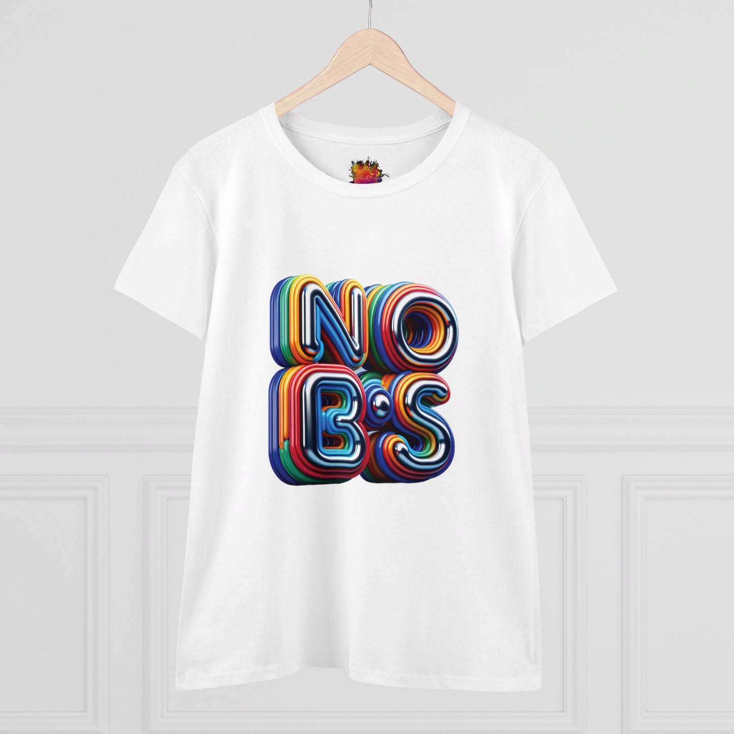 NO B.S  Women's Midweight Cotton Tee