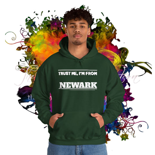 Trust Me, I'm From Newark Unisex Heavy Blend™ Hooded Sweatshirt