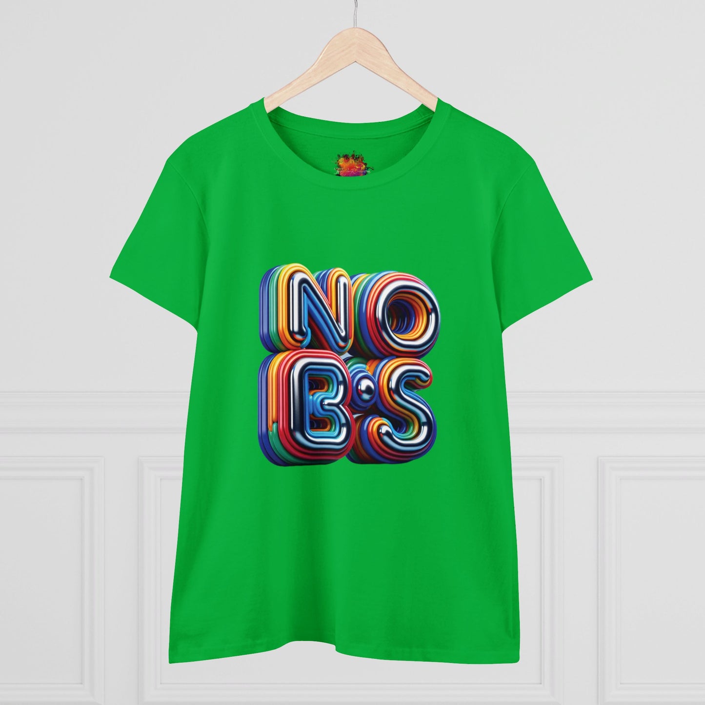 NO B.S  Women's Midweight Cotton Tee