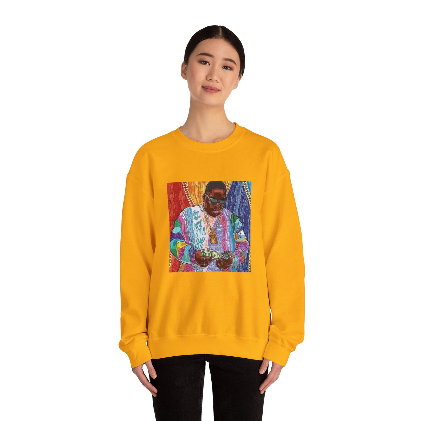 Mo' Money..Biggie Unisex Heavy Blend™ Crewneck Sweatshirt