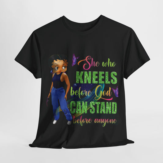 She Who Kneels Unisex Heavy Cotton Tee