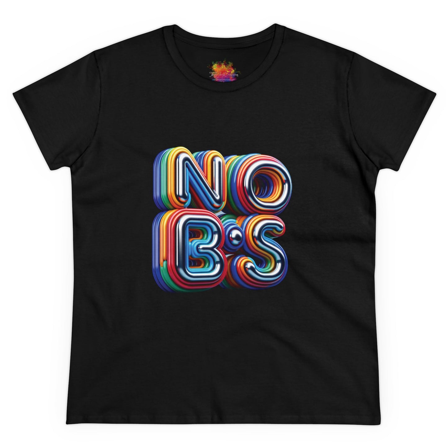 NO B.S  Women's Midweight Cotton Tee