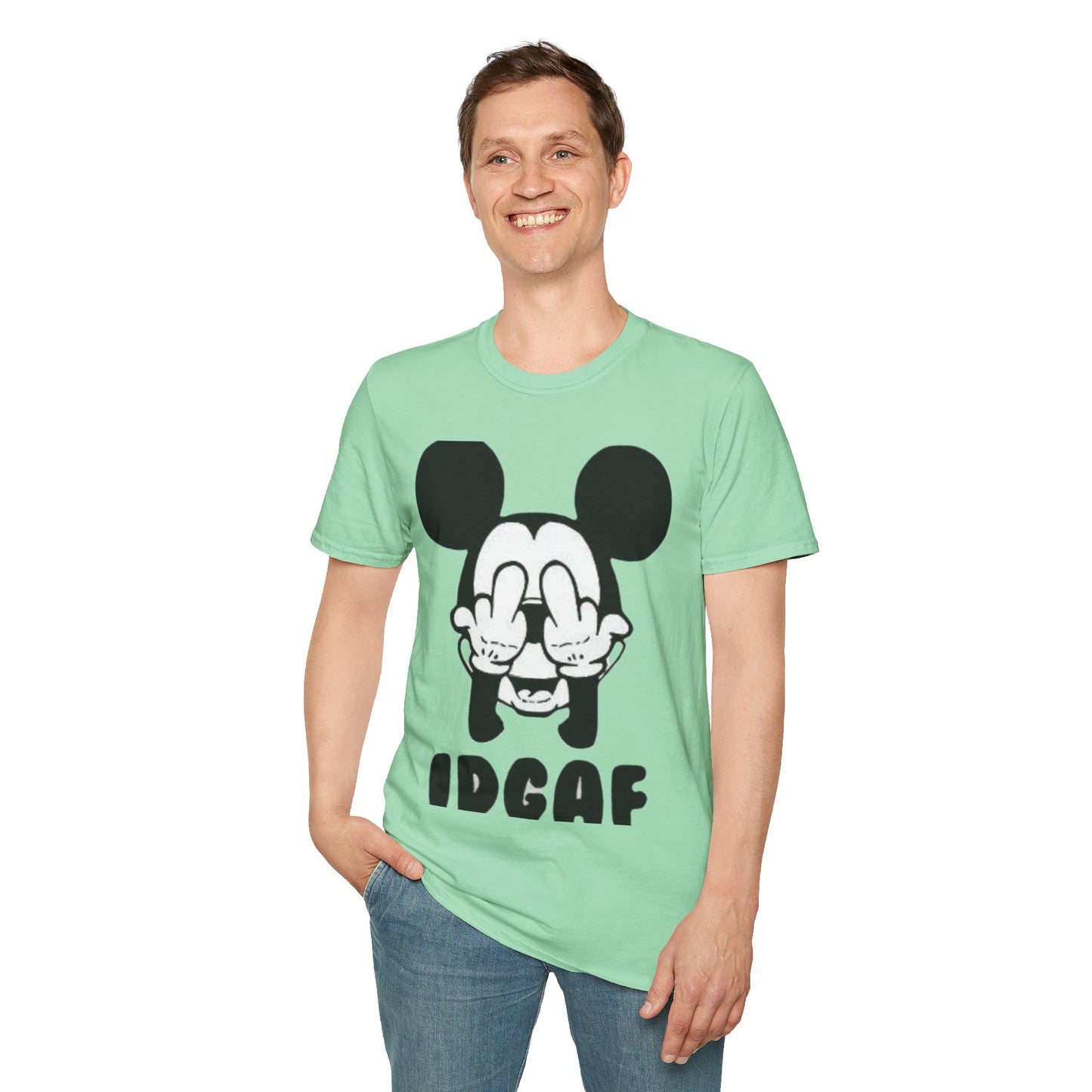 IDGAF  Unisex Softstyle T-Shirt