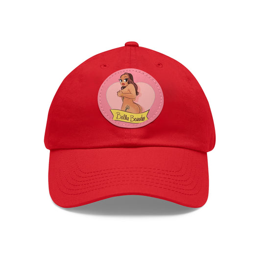 BELLIE BANDO LOGO Dad Hat with Leather Patch (Round)