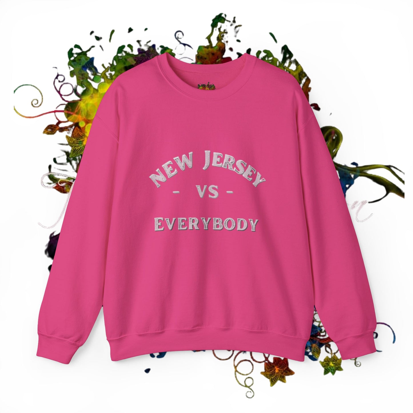 New Jersey vs Everybody  Unisex Heavy Blend™ Crewneck Sweatshirt