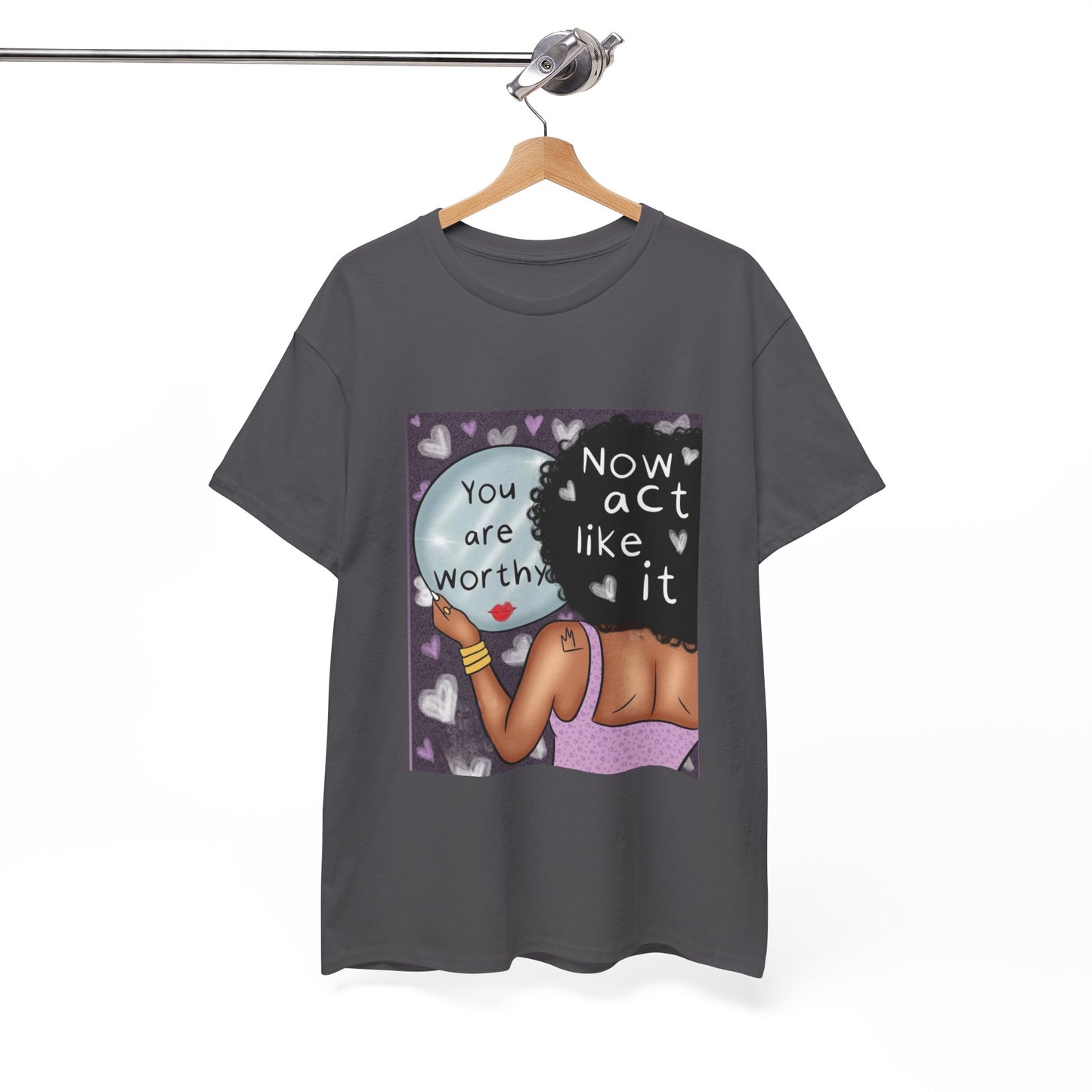 WORTHY  Unisex Heavy Cotton Tee