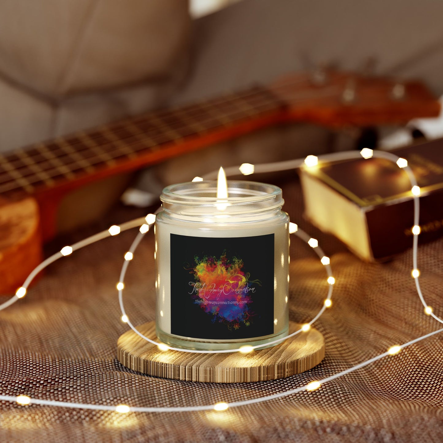 Scented Coconut Apricot Candles (4oz, 9oz)