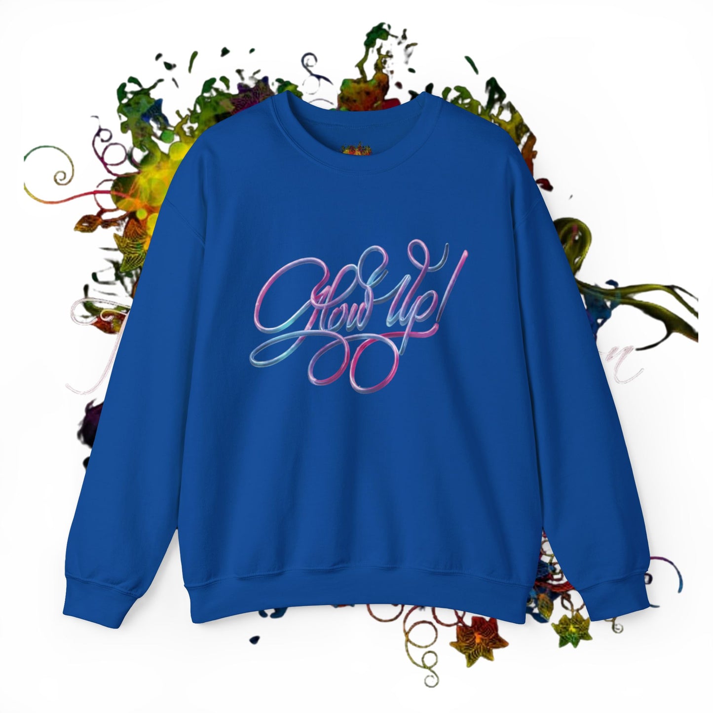 Glow Up ! Unisex Heavy Blend™ Crewneck Sweatshirt