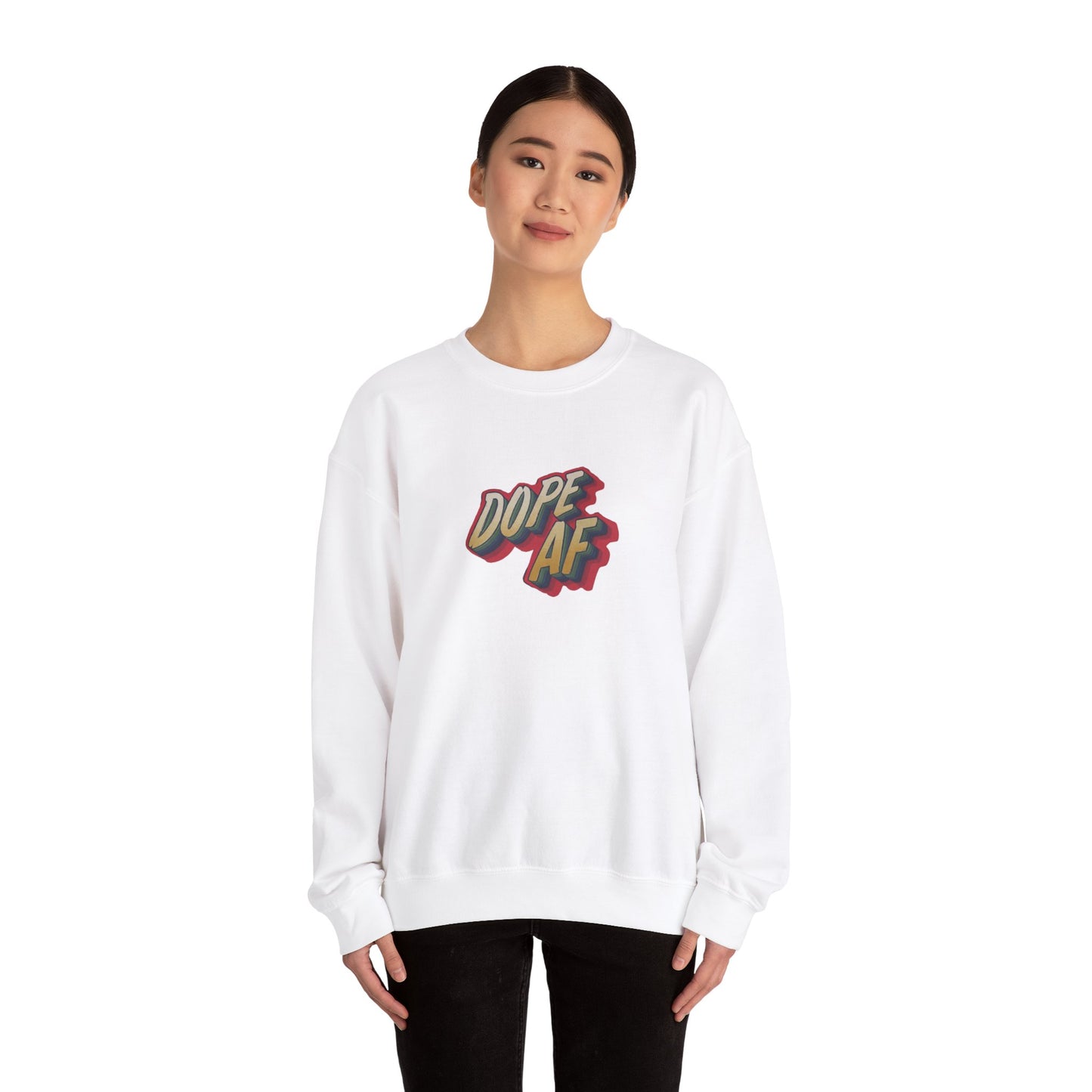 Dope  AF Unisex Heavy Blend™ Crewneck Sweatshirt