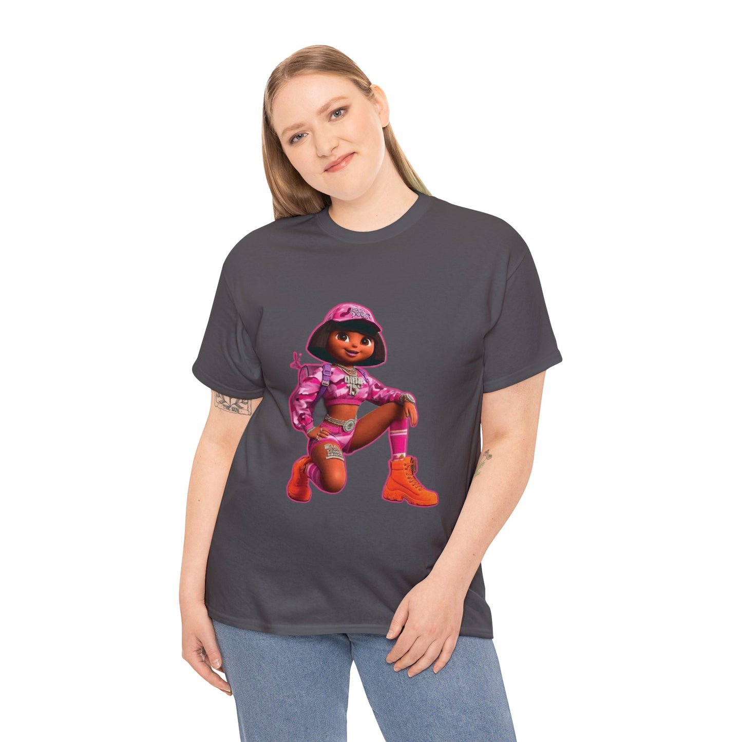 DORA MINAJ Unisex Heavy Cotton Tee