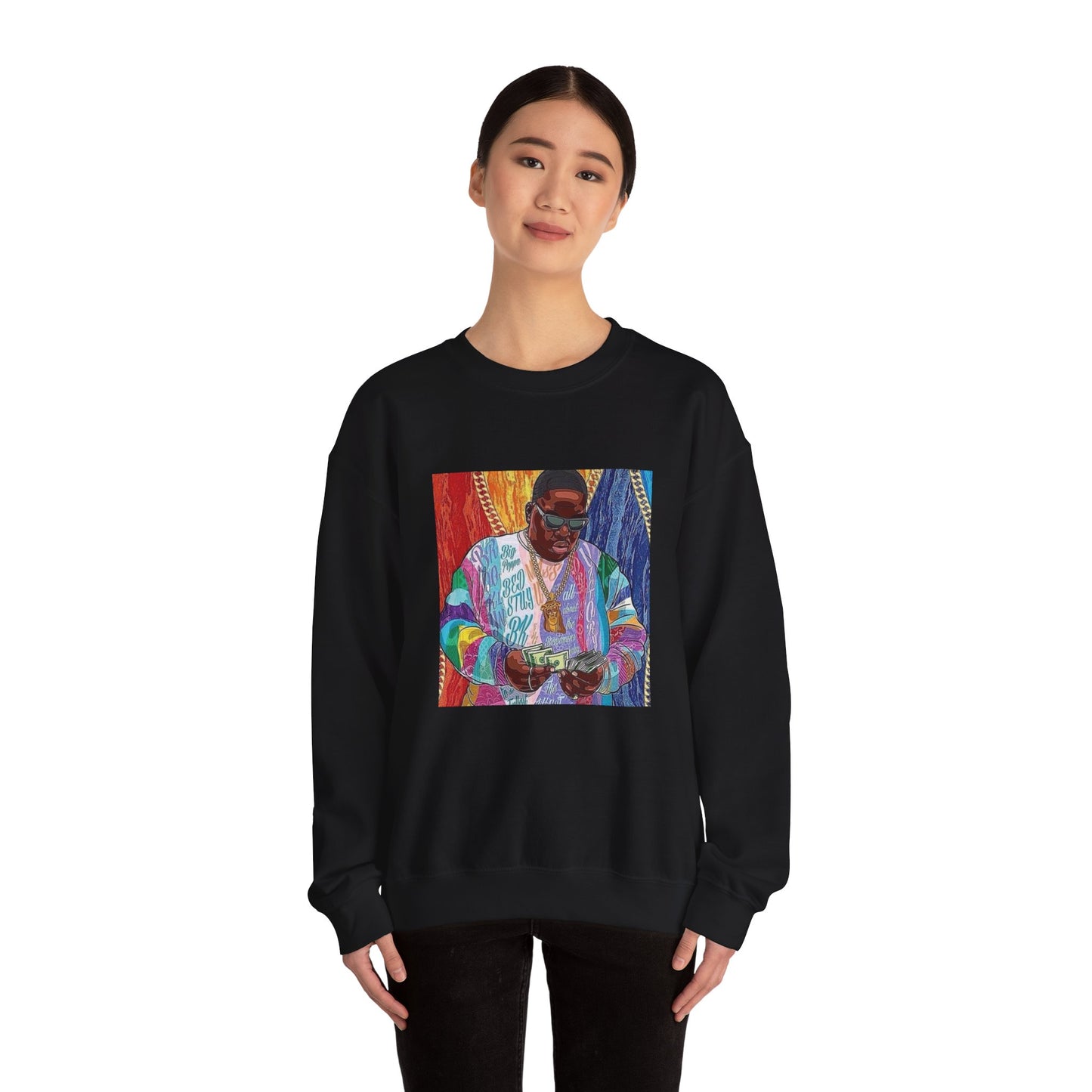 Mo' Money..Biggie Unisex Heavy Blend™ Crewneck Sweatshirt