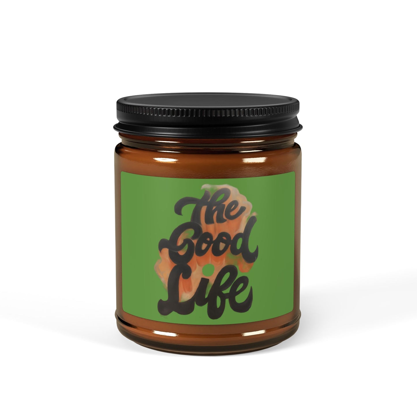 The Good Life Scented Soy Candle (Multi-Size, Amber Jar)