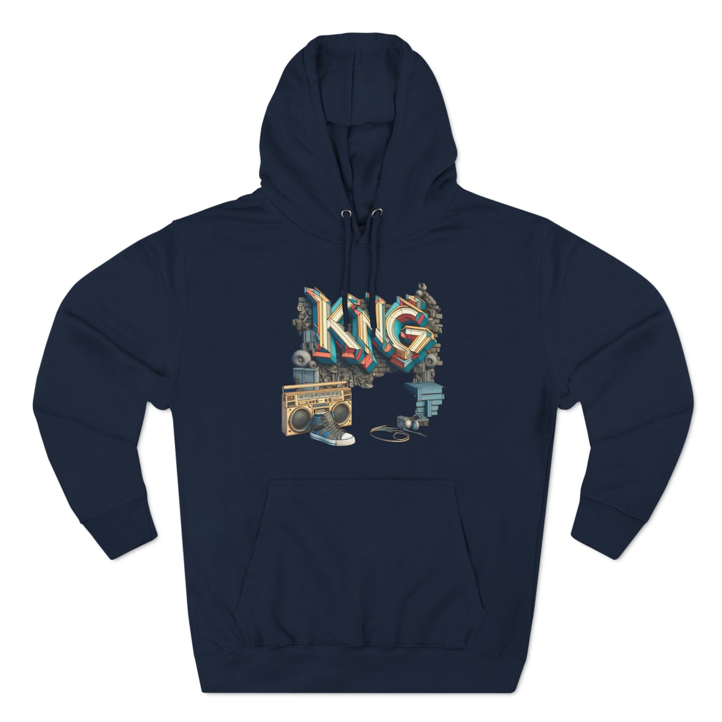 KING Three-Panel Fleece Hoodie