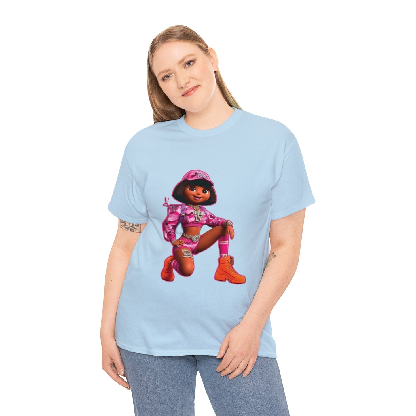 DORA MINAJ Unisex Heavy Cotton Tee