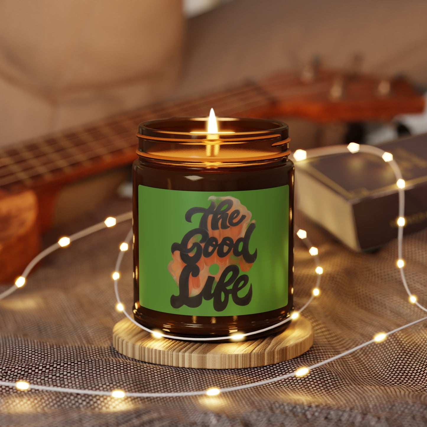 The Good Life Scented Soy Candle (Multi-Size, Amber Jar)