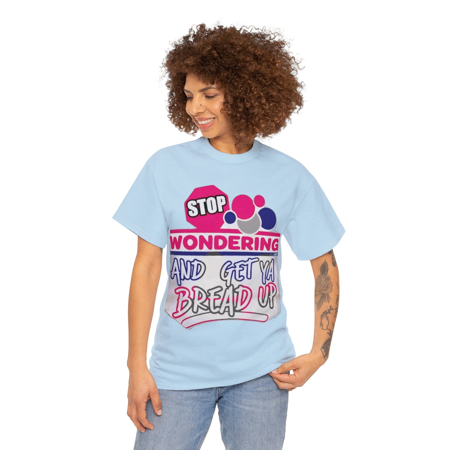 Stop Wonderin' Unisex Heavy Cotton Tee