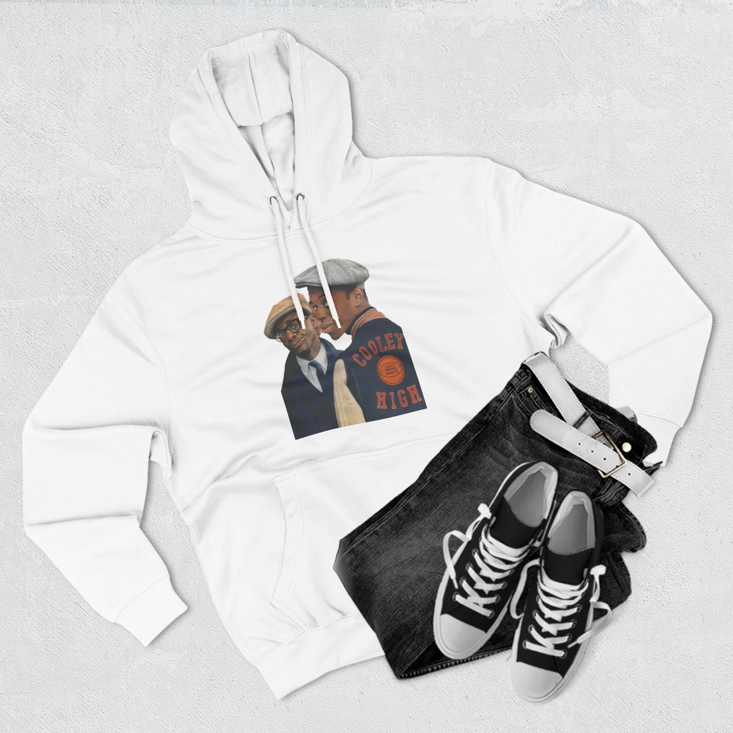 COOLEY High Three-Panel Fleece Hoodie