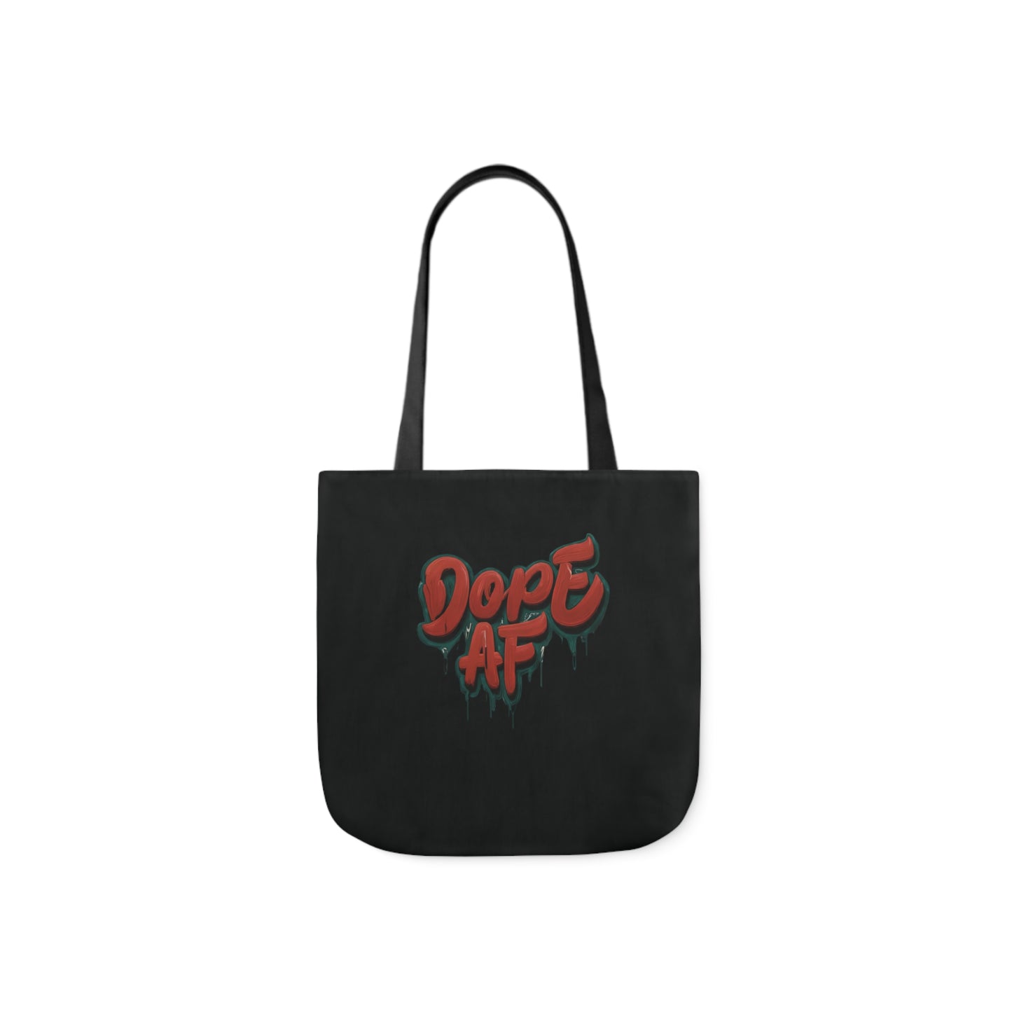 DOPE AF Canvas Tote Bag, 2-Color Straps