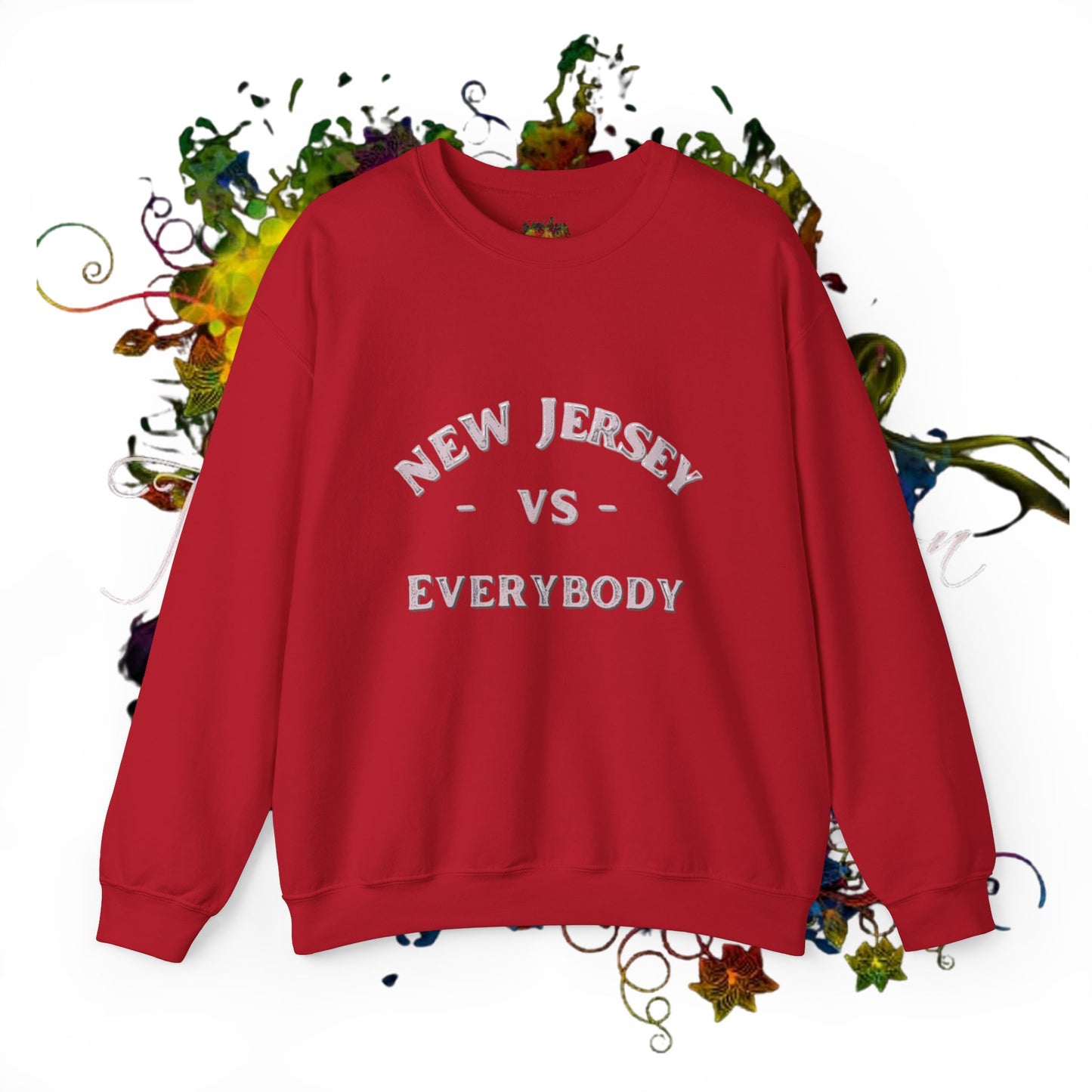 New Jersey vs Everybody  Unisex Heavy Blend™ Crewneck Sweatshirt