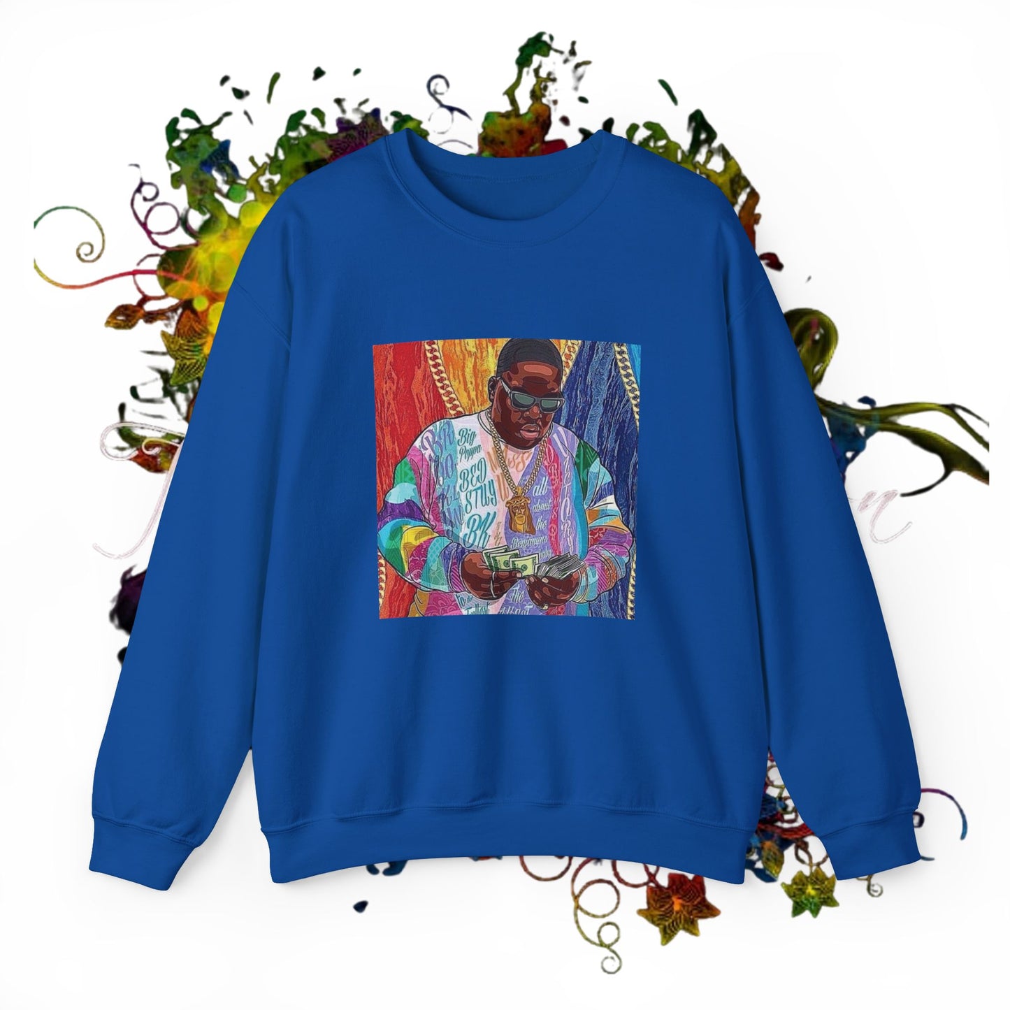 Mo' Money..Biggie Unisex Heavy Blend™ Crewneck Sweatshirt