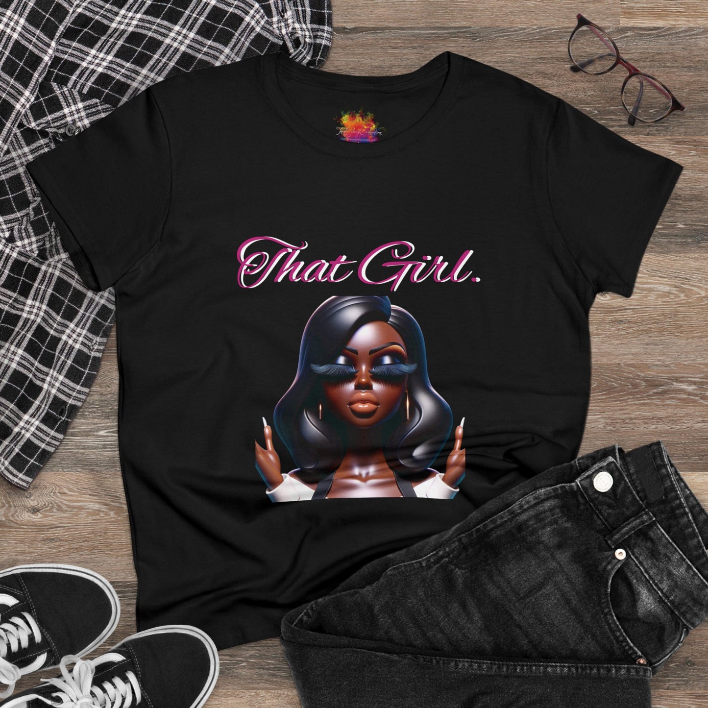 That Girl ...Women's Midweight Cotton Tee