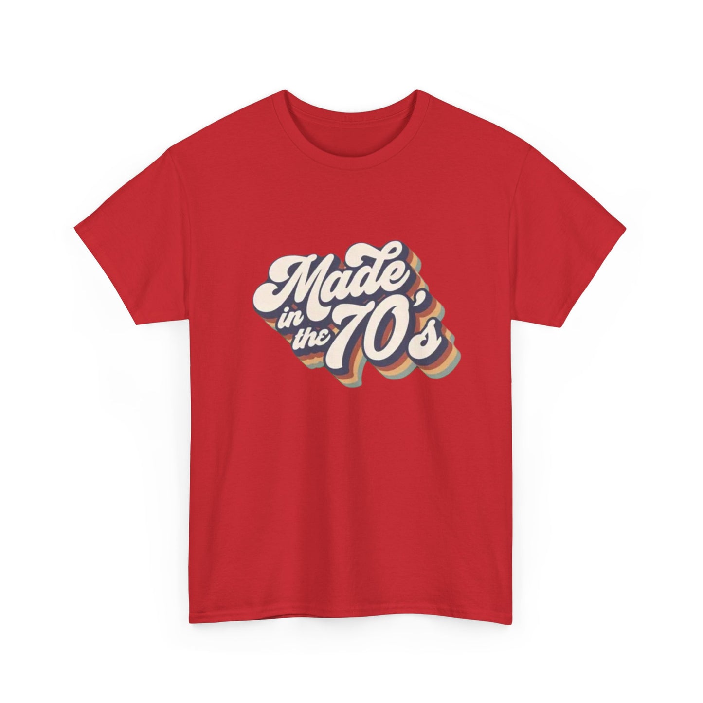 MADE IN THE 70s Unisex Heavy Cotton Tee