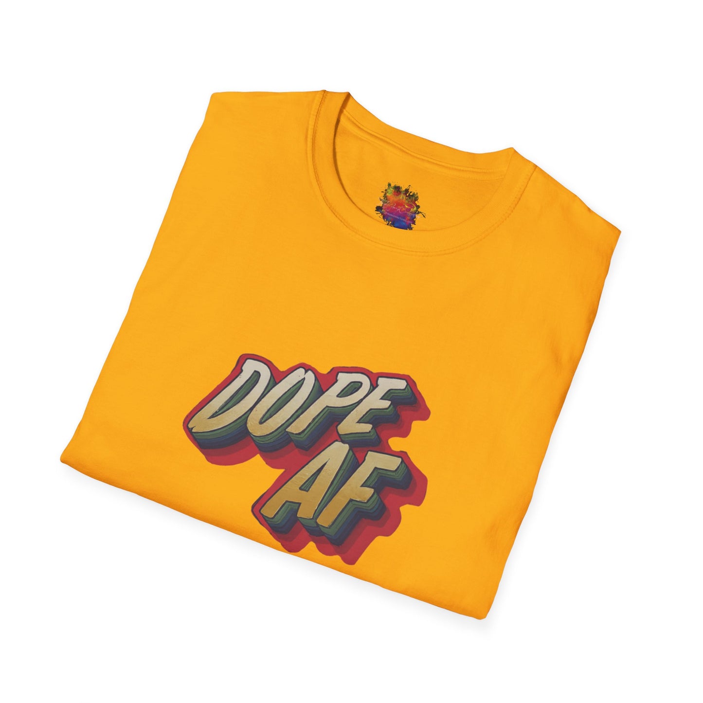 Dope AF Graphic Unisex Softstyle T-Shirt