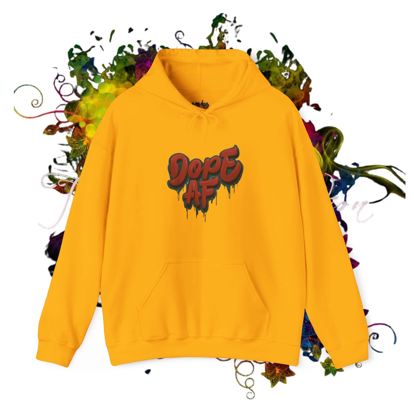 Dope AF Graffiti Unisex Heavy Blend™ Hooded Sweatshirt