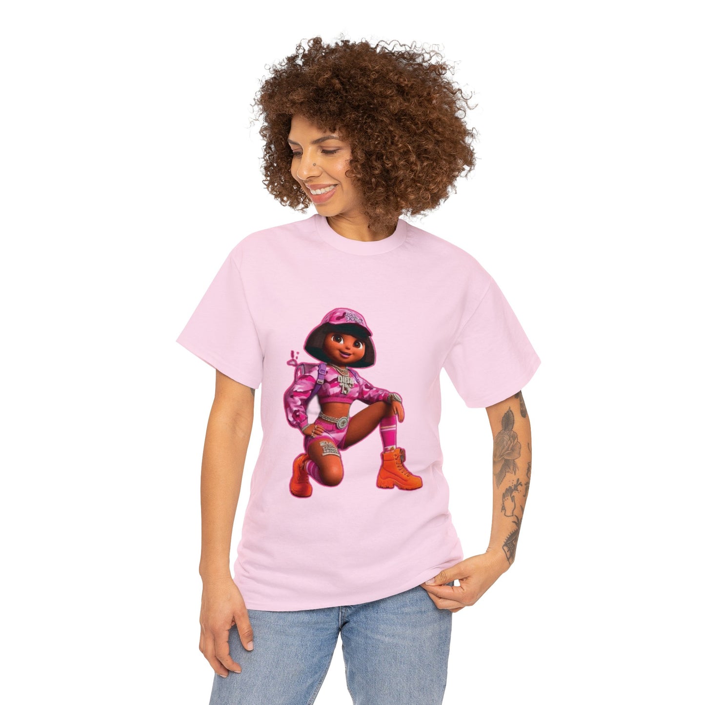 DORA MINAJ Unisex Heavy Cotton Tee