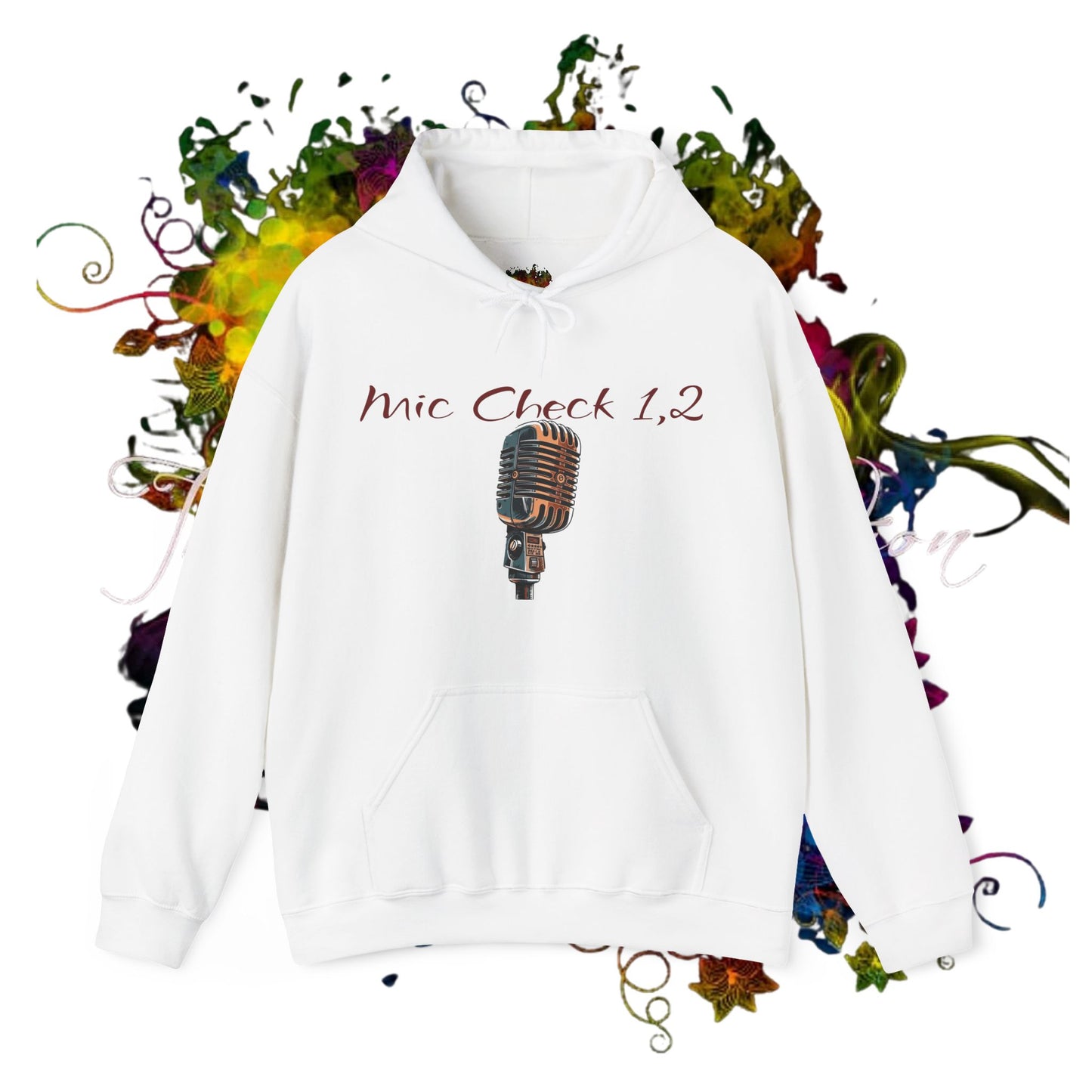 Mic Check Unisex Heavy Blend™ Hooded Sweatshirt