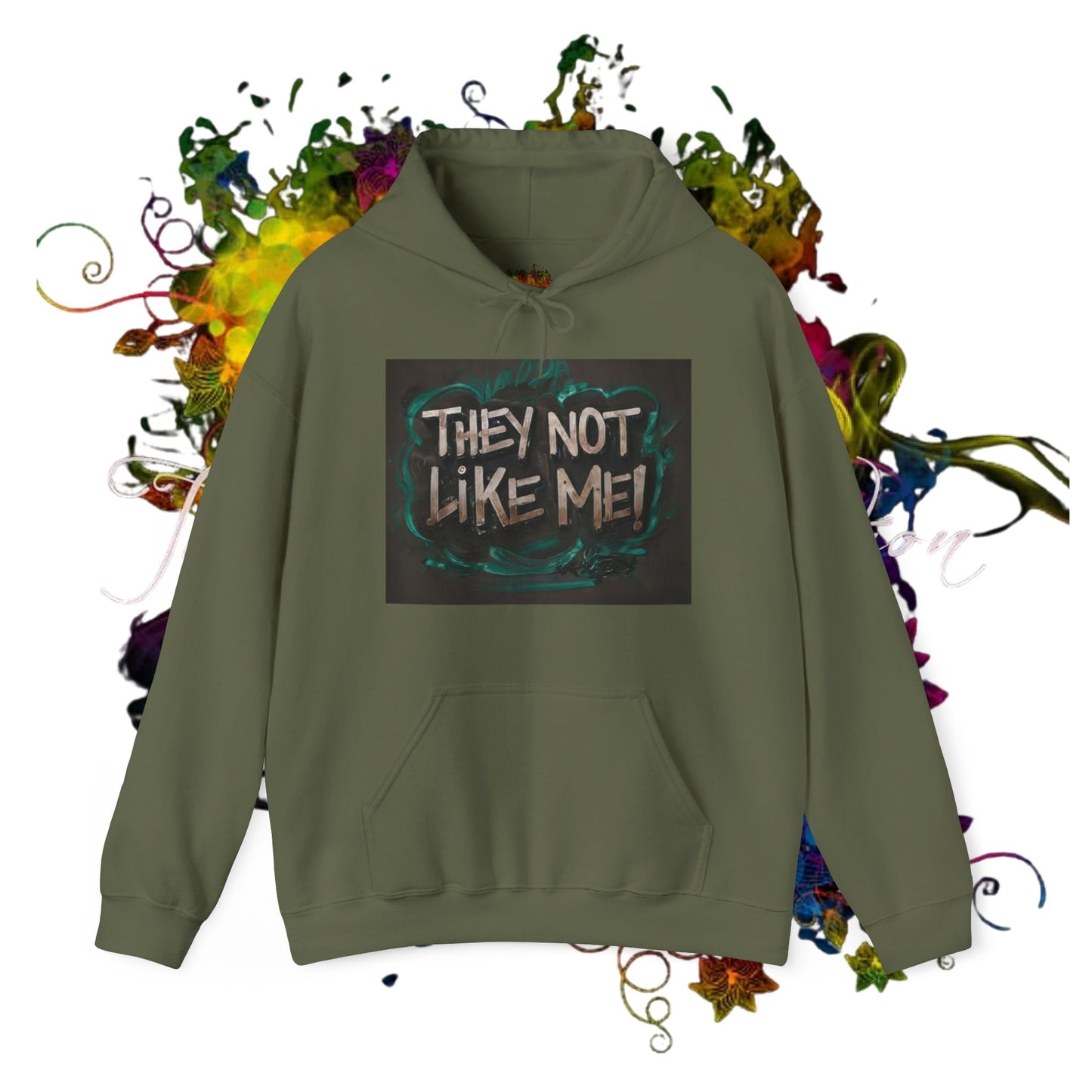 They Not Like Me ! Unisex Heavy Blend™ Hooded Sweatshirt