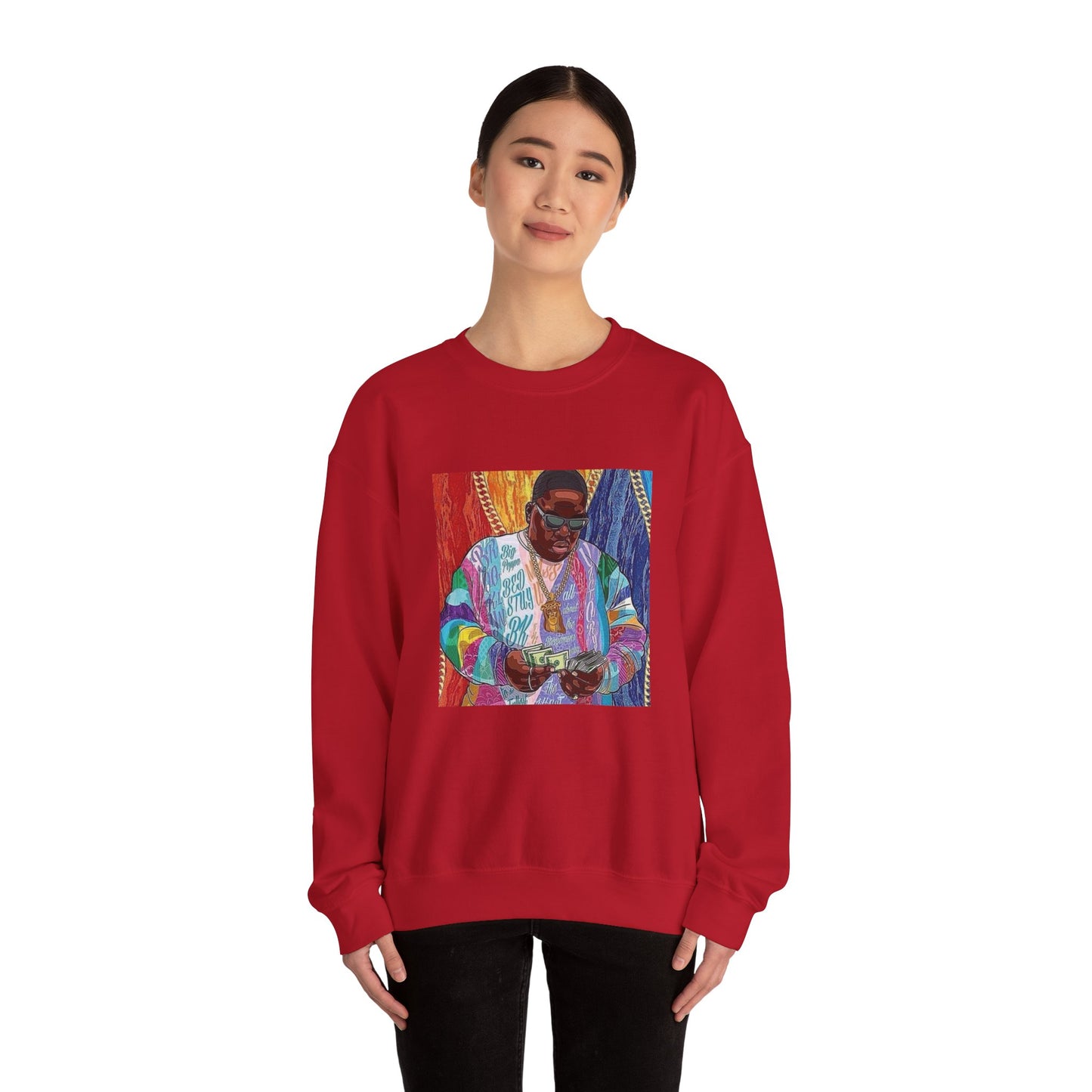 Mo' Money..Biggie Unisex Heavy Blend™ Crewneck Sweatshirt