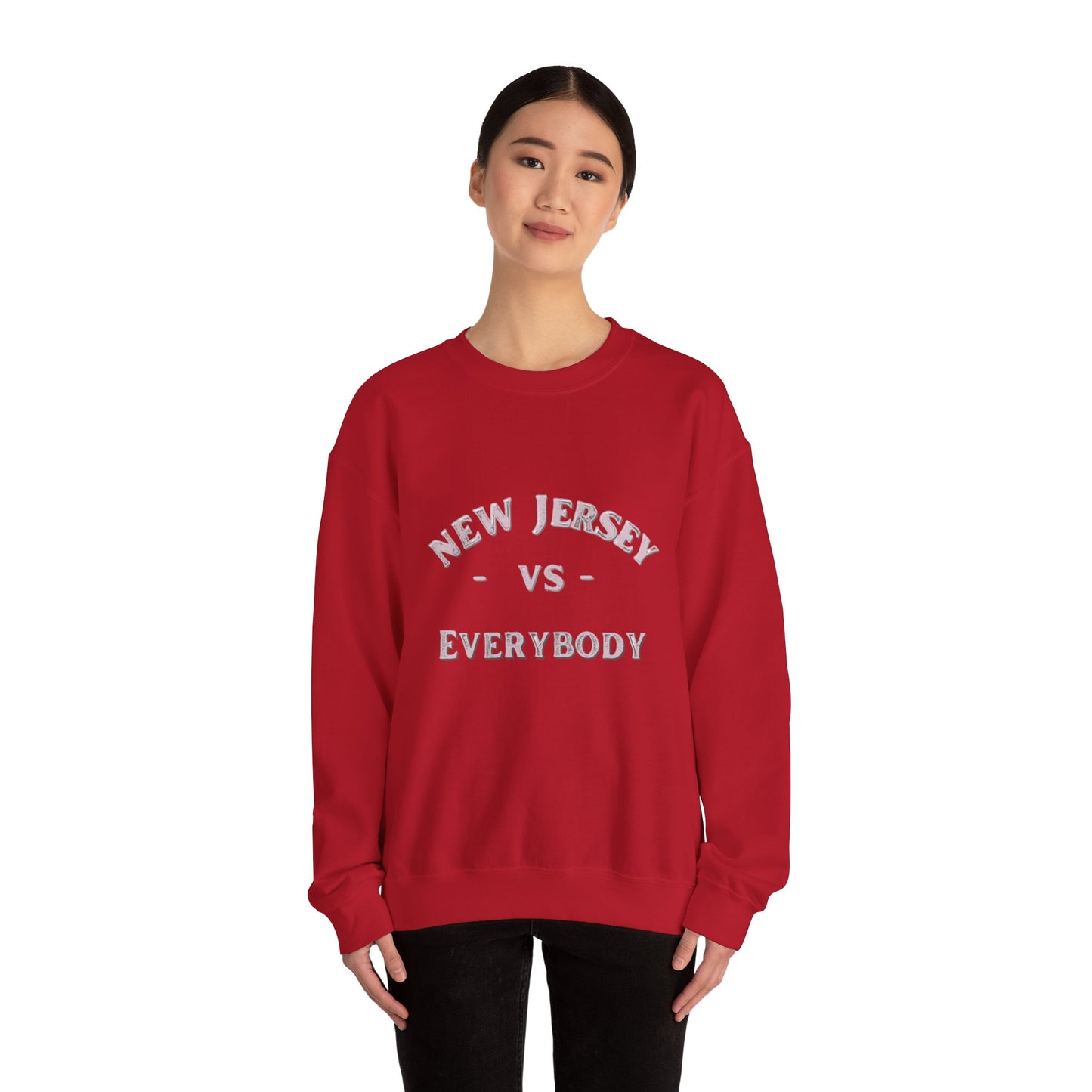 New Jersey vs Everybody  Unisex Heavy Blend™ Crewneck Sweatshirt