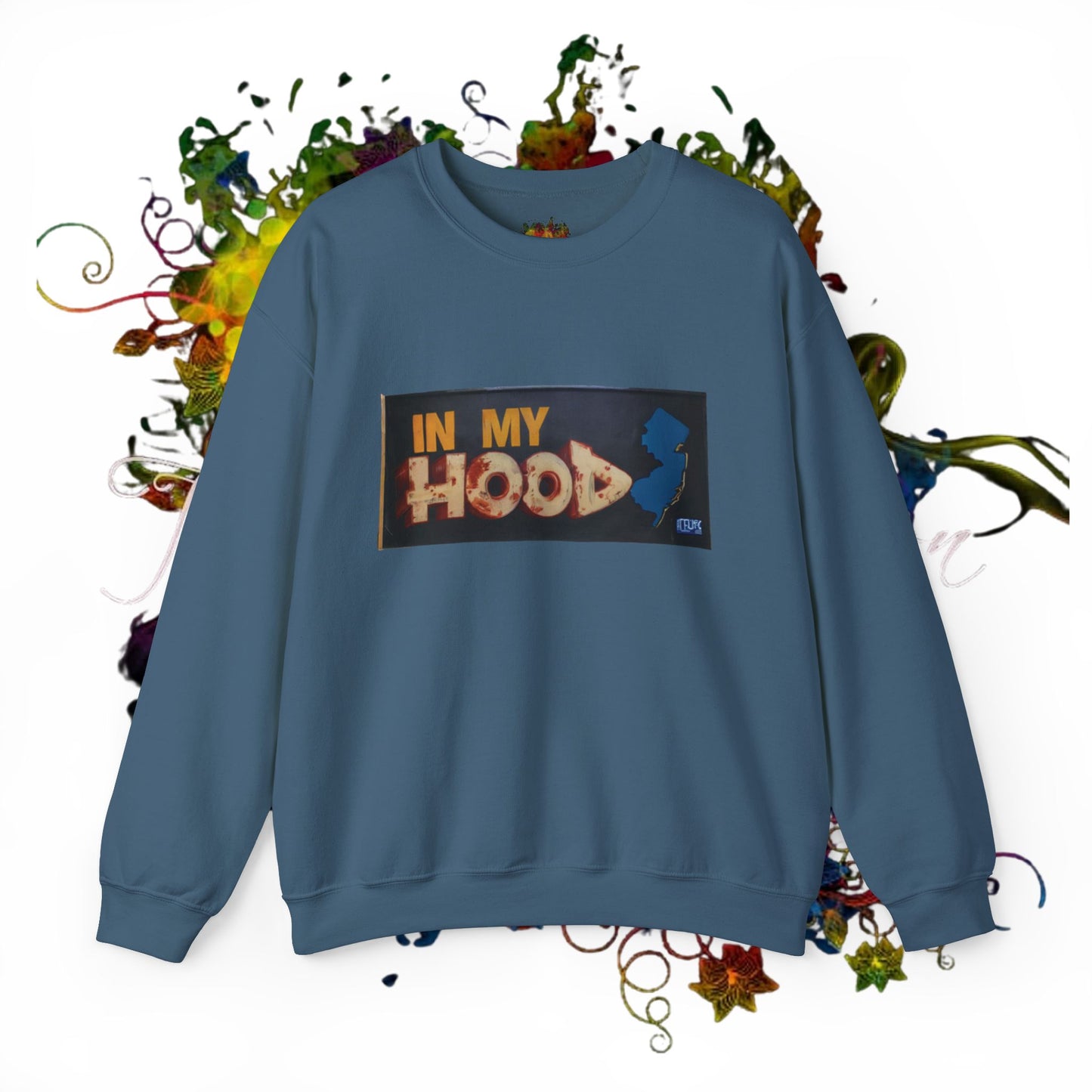 In My Hood Unisex Heavy Blend™ Crewneck Sweatshirt