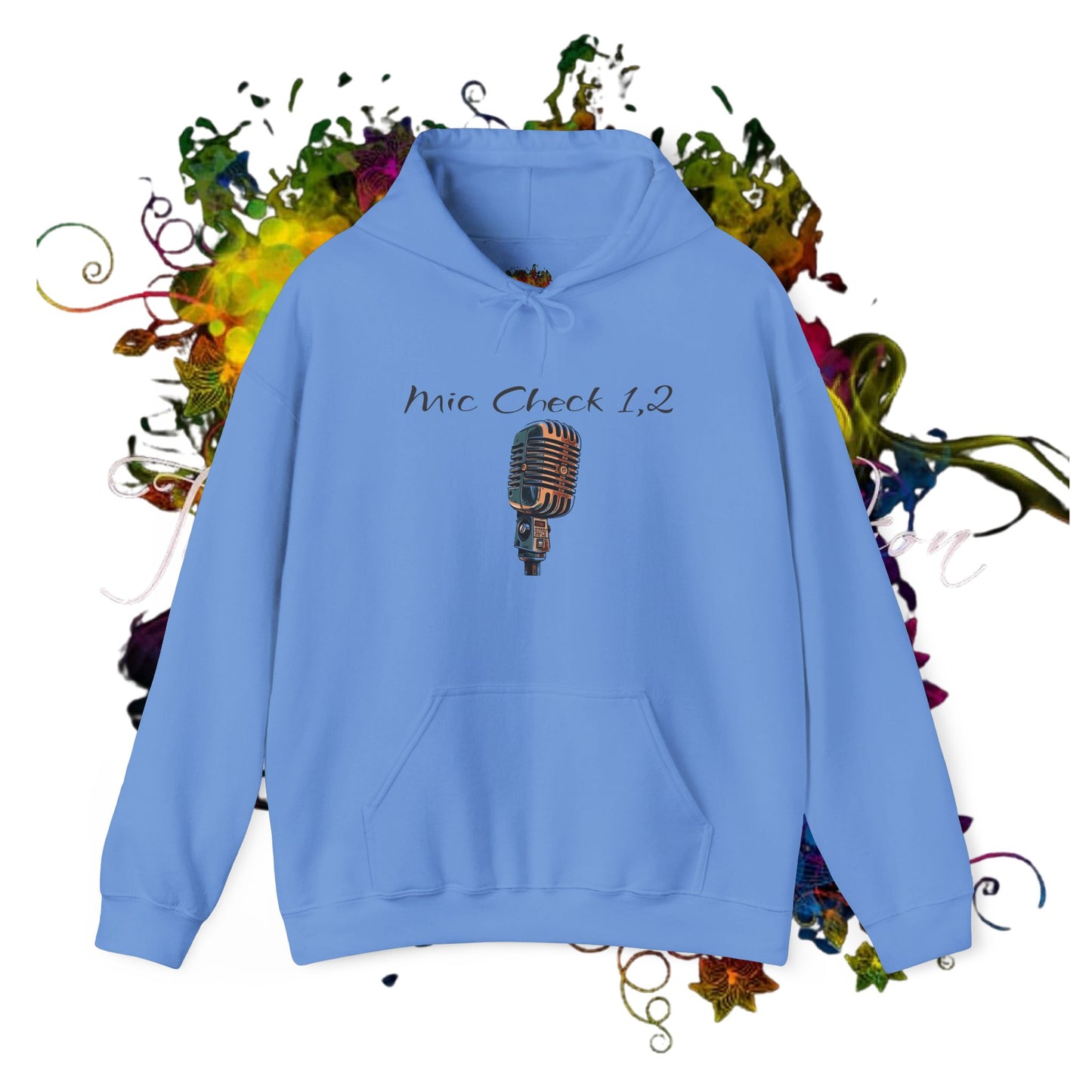 Mic Check Unisex Heavy Blend™ Hooded Sweatshirt