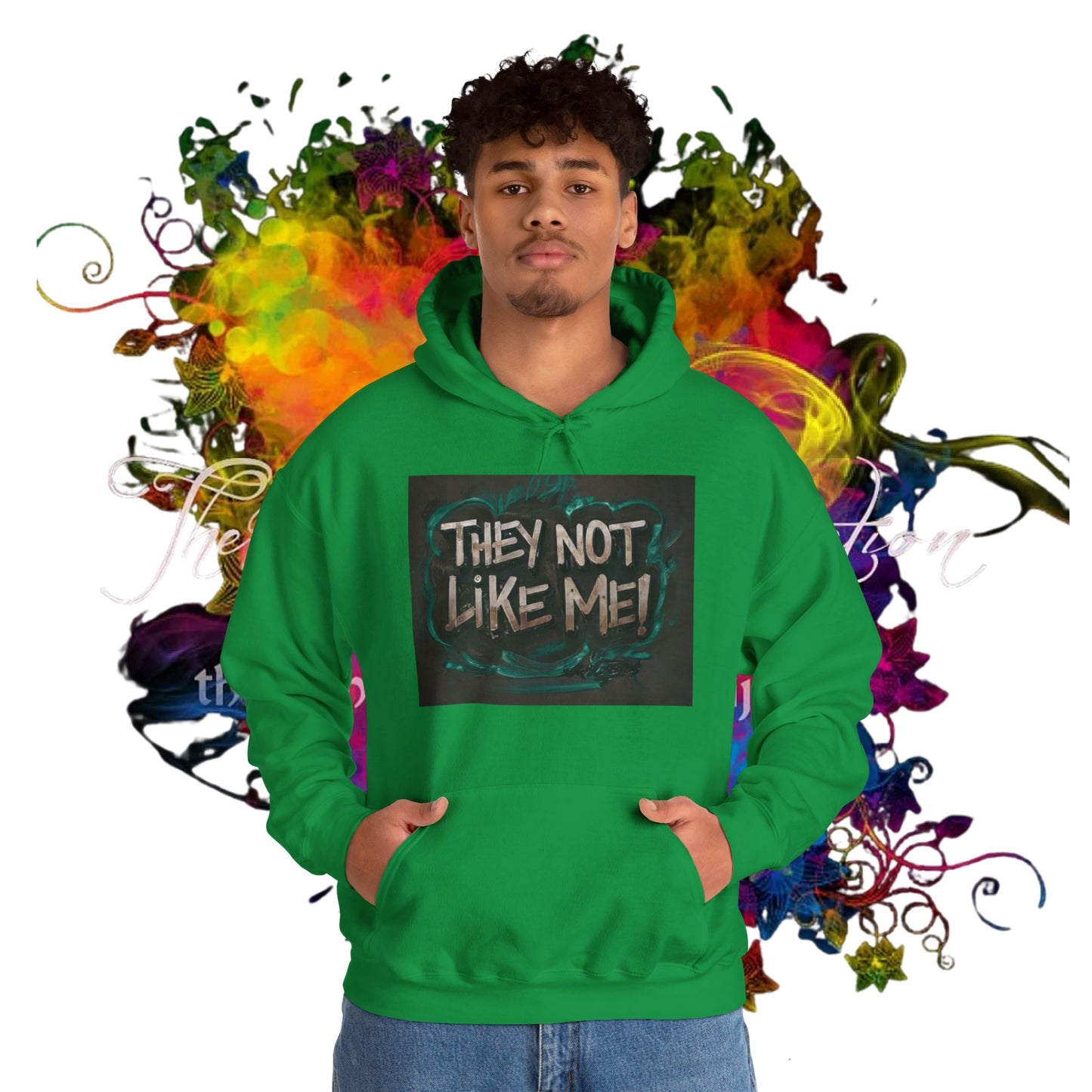 They Not Like Me ! Unisex Heavy Blend™ Hooded Sweatshirt