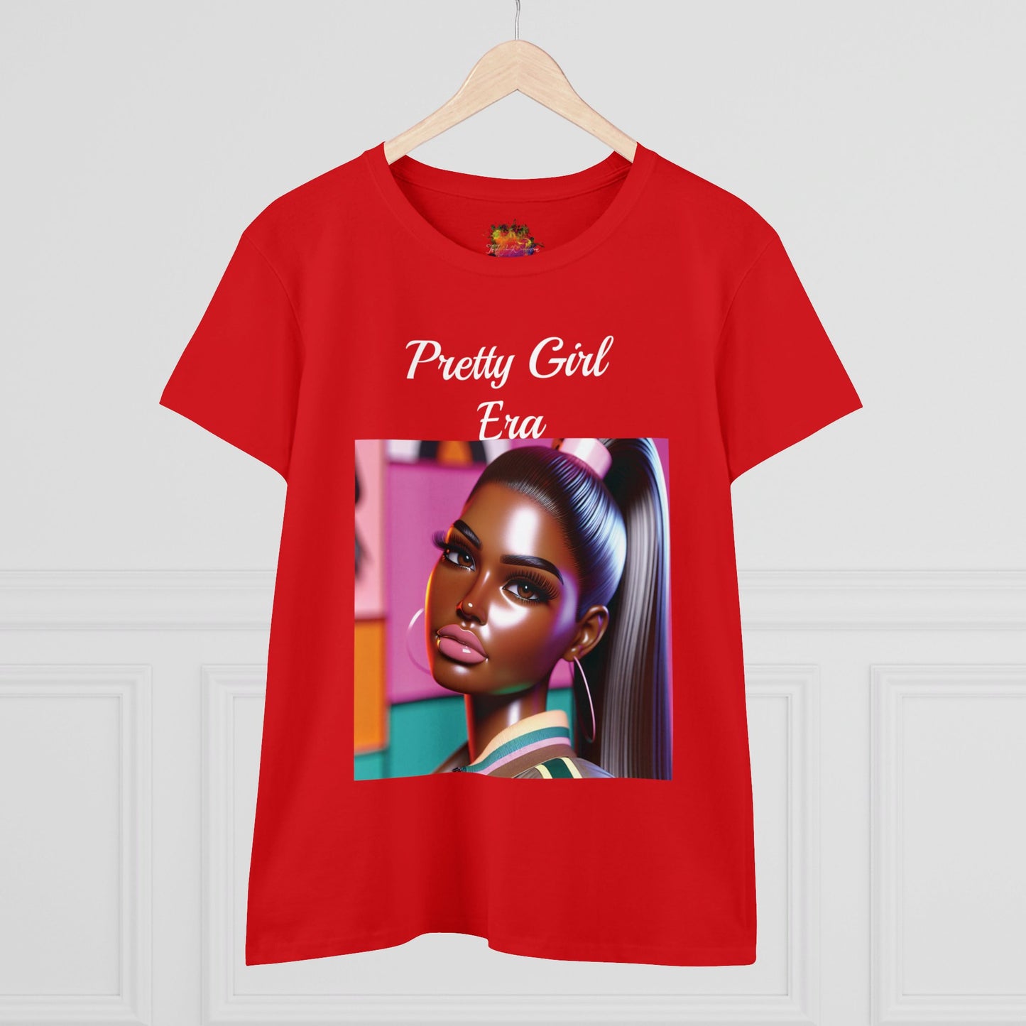 Pretty Girl Era Women's Midweight Cotton Tee