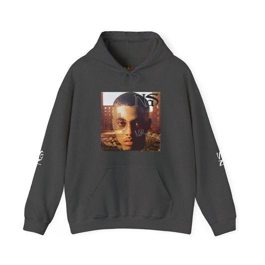 Rapper Unisex Hoodie - NaS the MC Hip-Hop Design