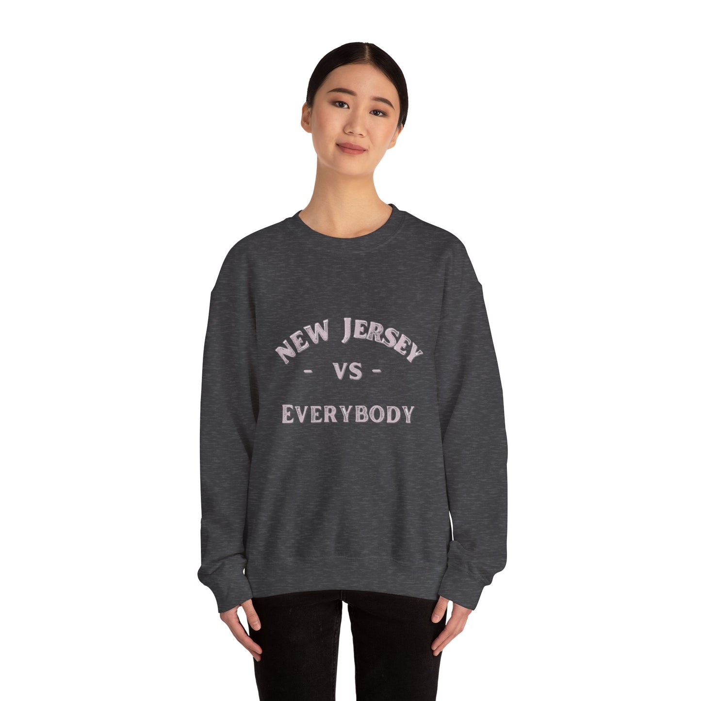 New Jersey vs Everybody  Unisex Heavy Blend™ Crewneck Sweatshirt