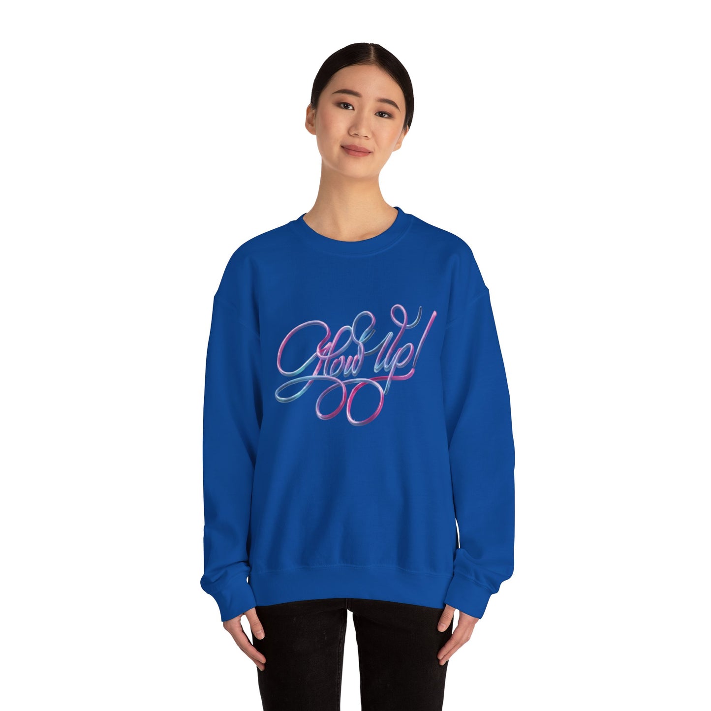 Glow Up ! Unisex Heavy Blend™ Crewneck Sweatshirt