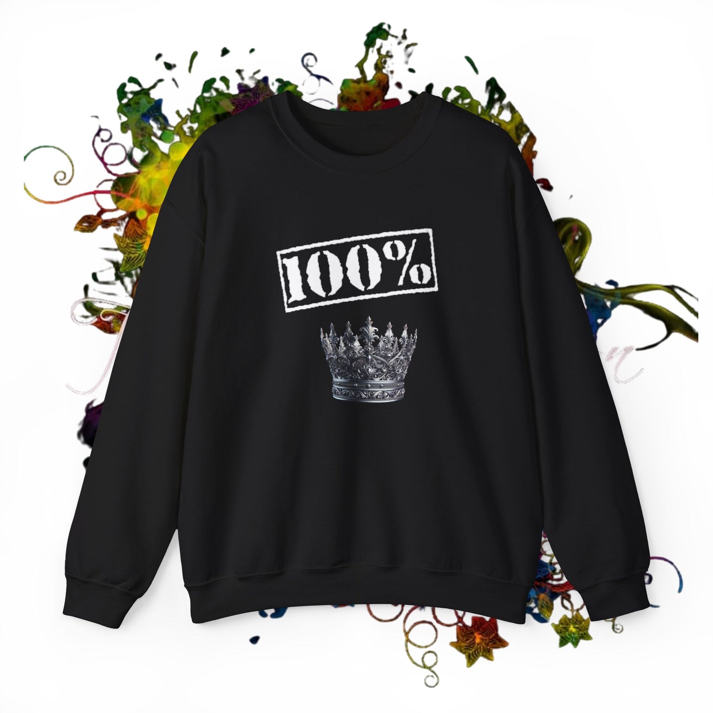 100% Queen Unisex Heavy Blend™ Crewneck Sweatshirt